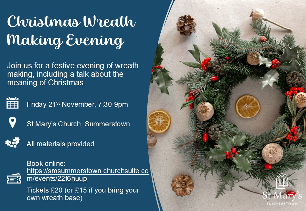 Wreath Making Flyer - Christma